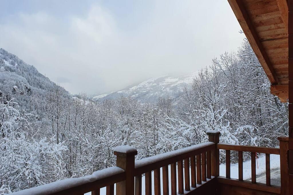 Chalet Entier 110M2 Avec Vue Et Sauna A 10 Min Des Pistes Sainte-Foy-Tarentaise Exterior foto